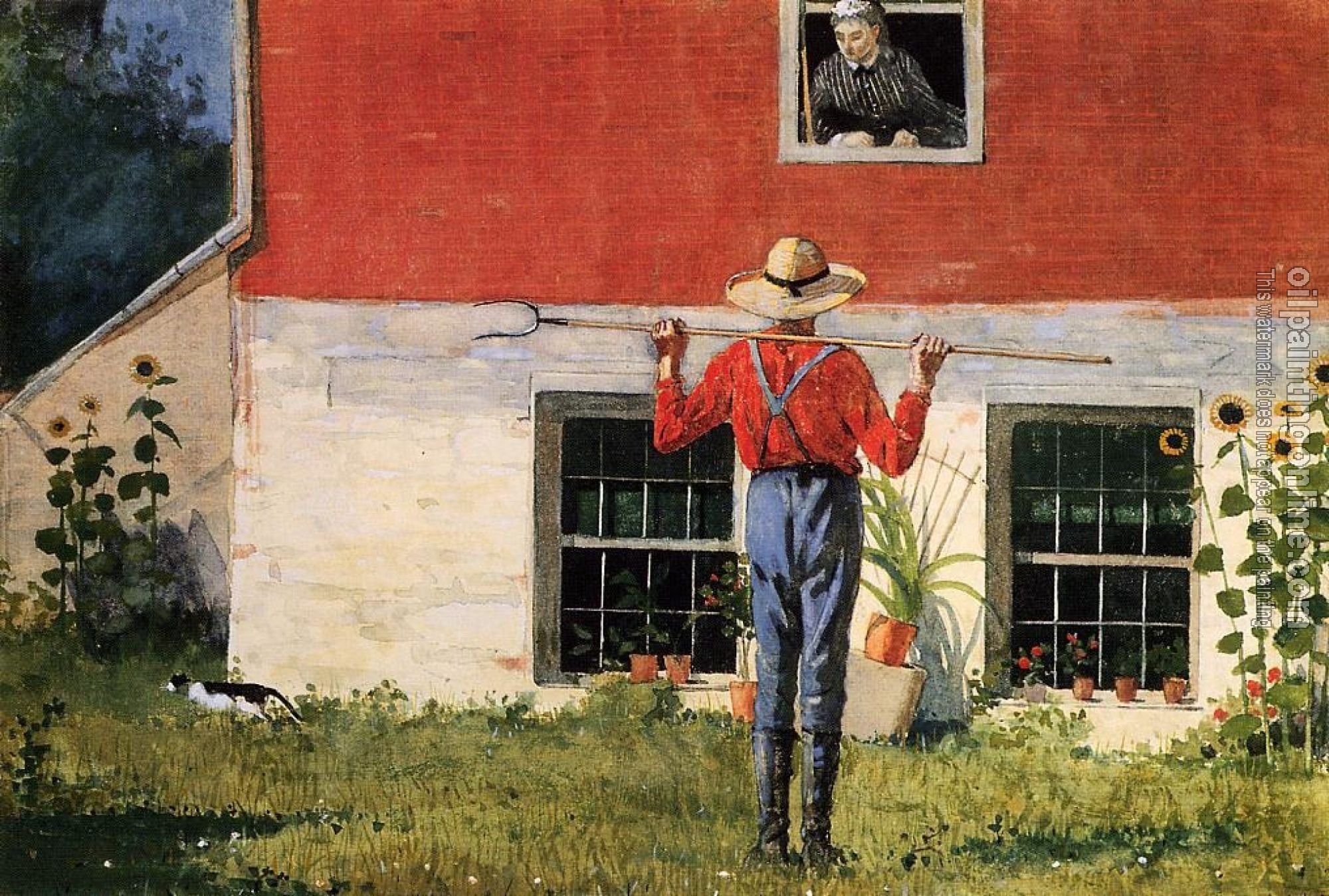 Homer, Winslow - Rustic Courtship